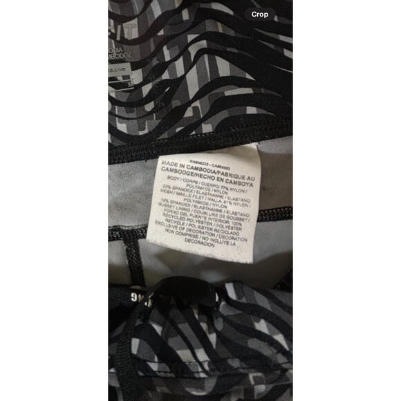 Nike women's size Medium Dri-fit leggings with drawstring and small pocket in th - Picture 3 of 14